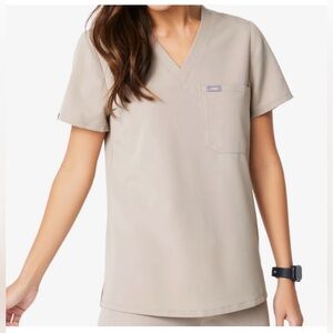 Figs Catarina One-Pocket Scrub Boulder Top Size S PO1842